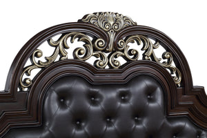 Maximus - 5/0 Queen Bed - Dark Brown
