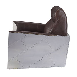  such as nail-head trim on the sloped armrests