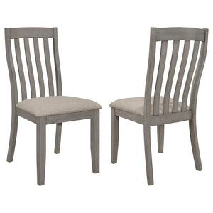 Classy, cozy, and stylish, this wooden dining chair has it all. Crafted of Asian hardwood, this top-quality piece is made with lasting durability in mind. The two-tone design allows it to blend effortlessly with a variety of color palettes. The seat is to