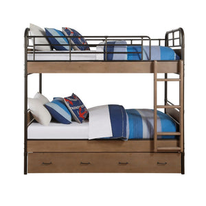  featuring a clean yet stylish design. A trundle bed is included for space saving. This collection is the