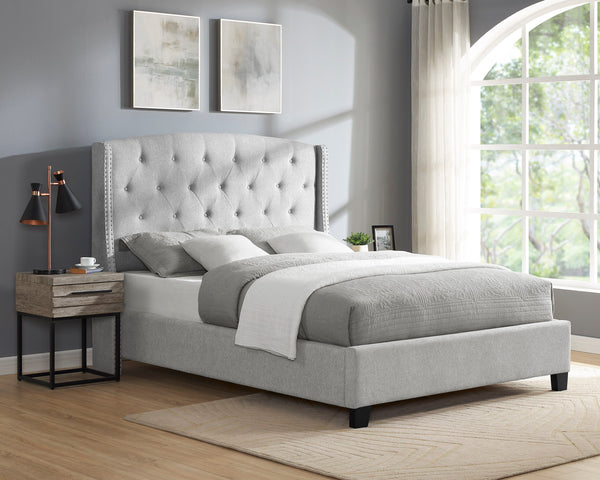 Eva - King Bed - Dove