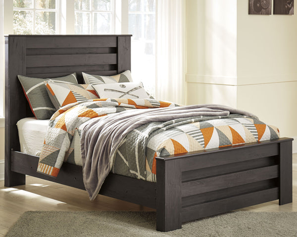 Priced to entice and styled to impress, this alluring full bed is urban sophistication with a decidedly relaxed air. Itâ€™s got the crisp, clean lines of a contemporary piece, but with an earthy element. Deep, horizontal grooves infuse depth and dimension