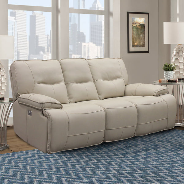 Spartacus - Power Reclining Sofa And Recliner - Oyster