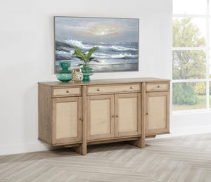  beige oak wood finish