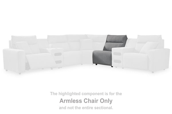  washable fabric. Pairs with other items in the series to make a modular sectional.<br><br><b>Additional Dimensions</b><br><ul><li>Seat depth: 21-"</li><li>Seat height: 20-"</li><li>Top of