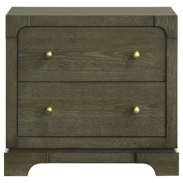  this nightstand features a solid wood drawer box with English dovetail joinery and 45mm metal ball-bear