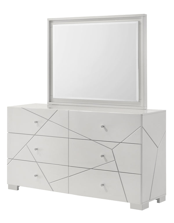 Ayla - King 5 Piece Bedroom Set - White