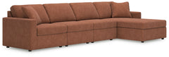 Looking cool and contemporary is great. But when it comes down to it, youâ€™re all about low-maintenance lounging. With the performance fabric on this sectional with chaise, cleaning spills is a breeze. And its customizable modular design caters to your e