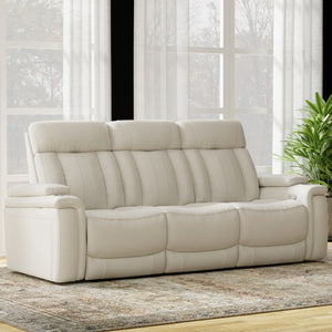 Royce - Power Reclining Sofa And Loveseat - Fantom Ivory