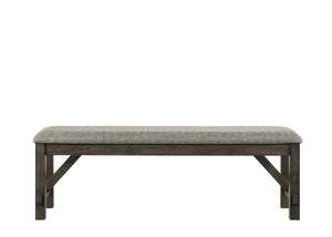  making it a versatile addition to your home. This bench is crafted from durable solid rubberwood and acacia wood veneers
