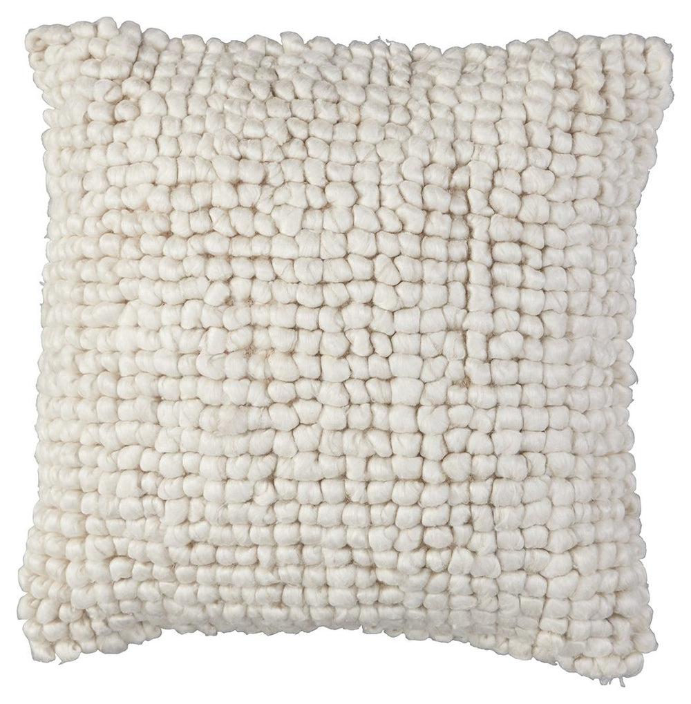 Bring textural interest to your decor with the visual intrigue of this pillow. Its luxuriously looped design is utterly charming, adding a relaxed sense of style wherever it-'s placed.<br/><br/><b>Product Features</b><ul><li>Face made of wool/polyester/co
