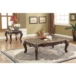 KD, Rectangular Leg Coffee Table â€¢ No Storage (Open Base) â€¢ Scalloped Marble Top: Turkey Import Marble with MDF, 35mm â€¢ Wooden Scalloped Apron with Carved Floral Motifs: Contrast Gold-Brush Accent, Poplar Wood â€¢ Wooden Queen Anne Legs: Contrast Go