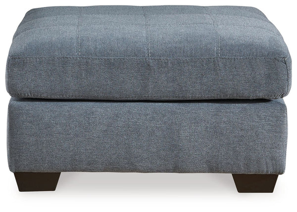 Marleton - Denim - Oversized Accent Ottoman