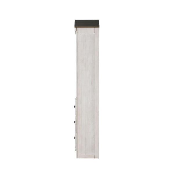 Tree House - Loft Bed - Weathered White & Washed Gray