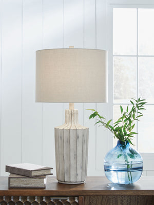  this table lamp is a bright idea whether itâ€™s in a living space