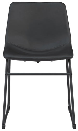 Centiar - Black - Dining UPH Side Chair (Set of 2)