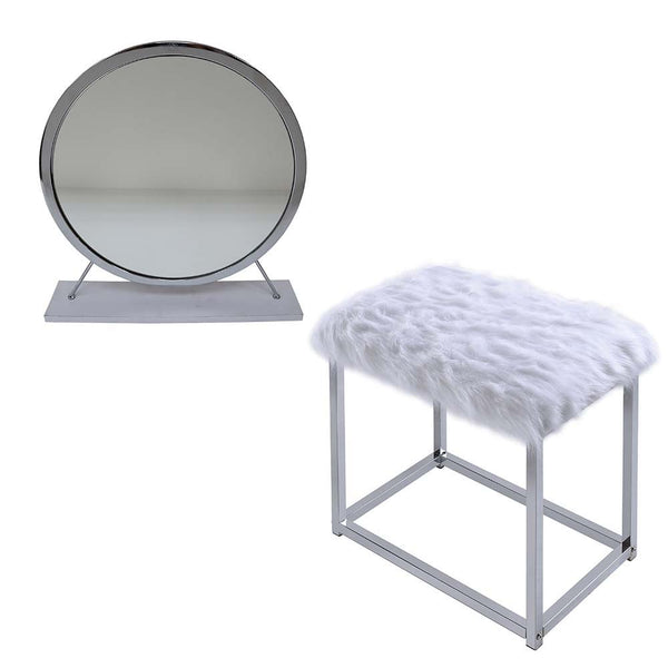 Adao - Vanity Mirror - Faux Fur