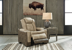 Next-Gen Durapella - Sand - Power Recliner/Adj Headrest