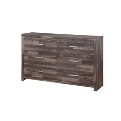 6 Drw Case-Sled Wooden Frame with Plank Pattern Wooden Sled Base Shape: Rectangular<br/><br/><b>Product Features</b><ul><li>Case: 1Pc/1Ctn</li><li>Finish: Dark Cherry</li><li>Style: Transitional</li><li>Materials: Wood, Veneer, Composite Wood</li></ul><br