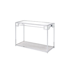  Rectangular Console Table Storage: Open Compartment (1 Wooden Shelf