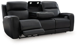 5Z-Comfort - Relaxation - Onyx - Power Recline Sofa With Adjustable Headrest