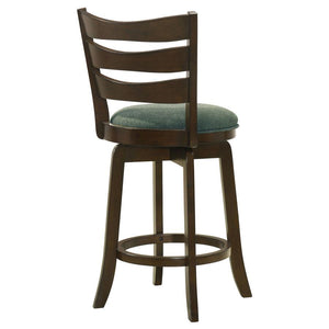 Murphy - Wood Counter Height Swivel Bar Chair - Hunter Green