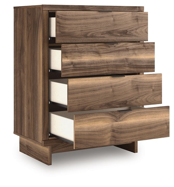 Chirason - Brown - Four Drawer Chest