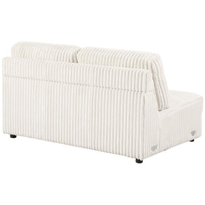 Emberson - Upholstered Armless Loveseat - Ivory
