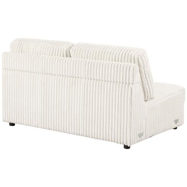 Emberson - Upholstered Armless Loveseat - Ivory