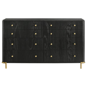 Arini - 8-Drawer Dresser - Black