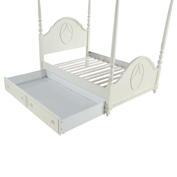 Dorothy - Full Post Bed - Ivory