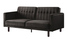 Seat Construction: Full FoamWooden Inner FrameWood LegsKD Leg & ArmrestTight Back & Seat Cushion Button Tufted Back Convertible from Sofa to Sleeper<br/><br/><b>Product Features</b><ul><li>Seat Construction: Full Foamâ€§Wooden Inner Frameâ€§Wood Legsâ€§KD