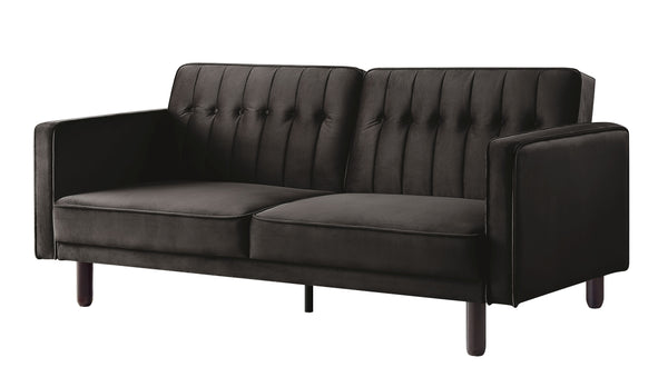 Seat Construction: Full FoamWooden Inner FrameWood LegsKD Leg & ArmrestTight Back & Seat Cushion Button Tufted Back Convertible from Sofa to Sleeper<br/><br/><b>Product Features</b><ul><li>Seat Construction: Full Foamâ€§Wooden Inner Frameâ€§Wood Legsâ€§KD