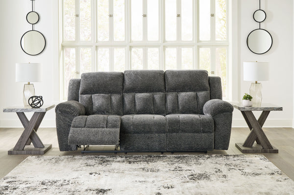 Frohn - Graphite - Reclining Sofa