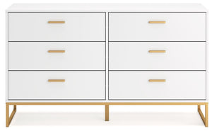 Socalle - Two-Tone - Six Drawer Dresser