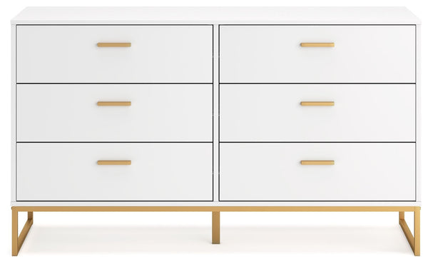 Socalle - Two-Tone - Six Drawer Dresser
