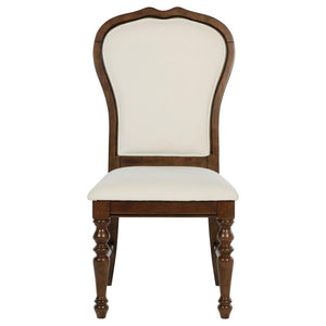 Landon - Upholstered Dining Side Chair (Set of 2) - Rich Brown