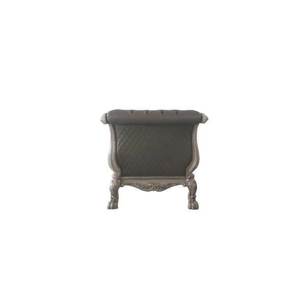 Dresden - Chaise - Vintage Bone White & PU