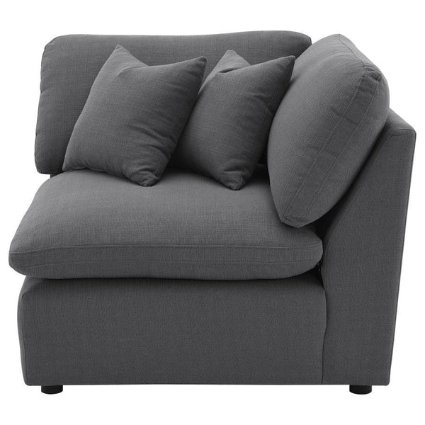 Hobson - Upholstered Corner - Charcoal