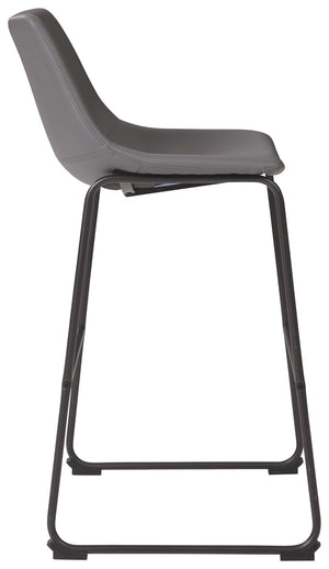 Centiar - Gray - Tall UPH Barstool (Set of 2)