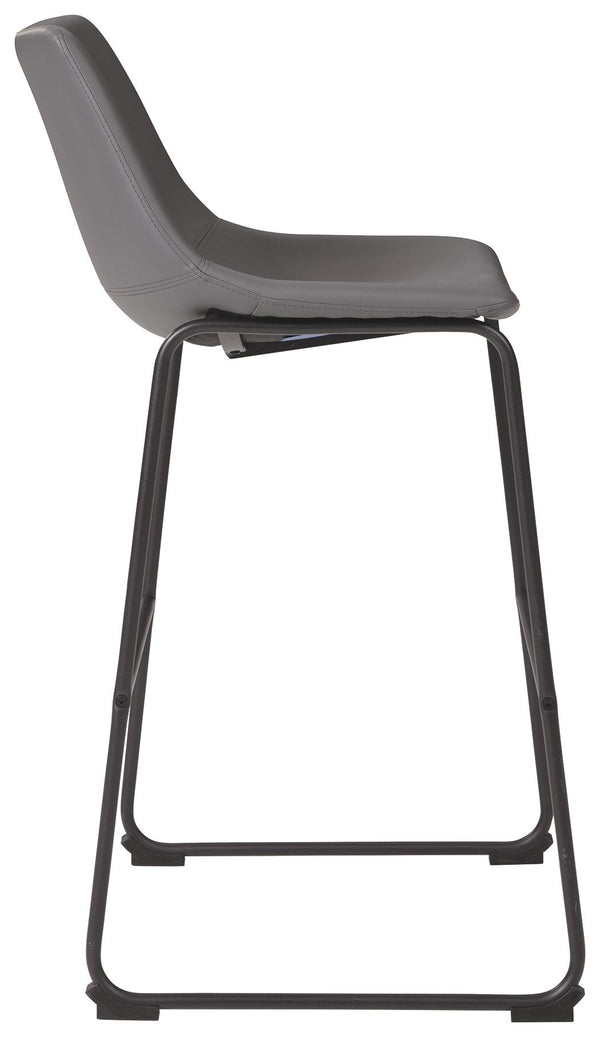 Centiar - Gray - Tall UPH Barstool (Set of 2)