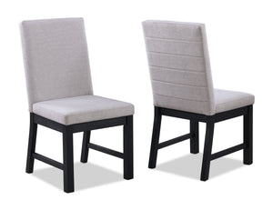 Pelham - 5 Piece Dining Room Set - Charcoal / Gray