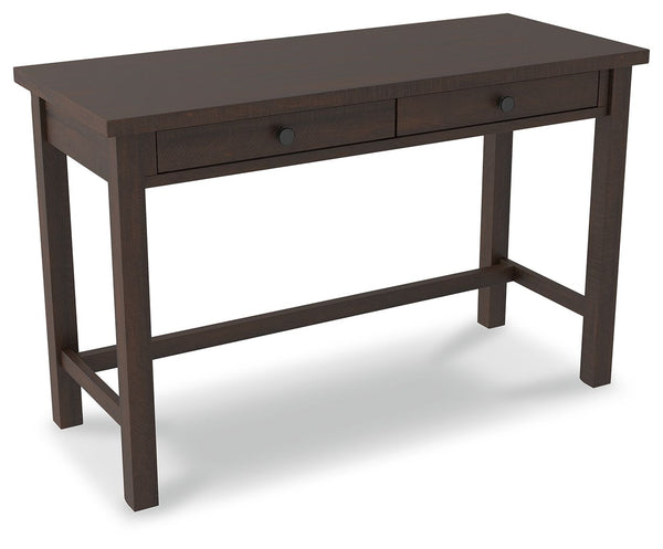 Whether you lean towards modern farmhouse or urban industrial design, the clean-lined profile of this 2-drawer desk is an essential component to any well-equipped home office. Sleek and slim, itâ€™s just enough furniture to complete your space without ove