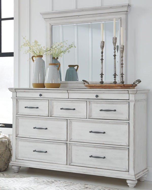 Kanwyn - Whitewash - 6 Pc. - Dresser