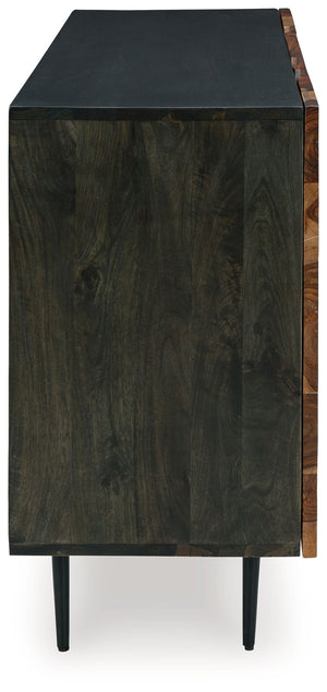 Darrey - Natural / Brown - Accent Cabinet