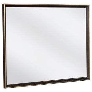 Bring a touch of retro flair to a modern bedroom with this stunning rectangular mirror. In a rich and warm smoke peppercorn finish, its deep hues create a bold visual, perfectly accentuating its silhouette. A smooth frame and profile create a sleek and st