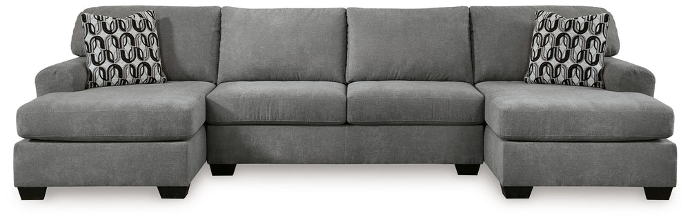 If youâ€™re going for comfort, why not really go for it? Made for easy, everyday living, this sectional effortlessly incorporates a relaxed sensibility into your home. Cushions with heavyweight upholstery and jumbo stitching are brimming with contemporary