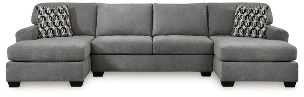 If youâ€™re going for comfort, why not really go for it? Made for easy, everyday living, this sectional effortlessly incorporates a relaxed sensibility into your home. Cushions with heavyweight upholstery and jumbo stitching are brimming with contemporary