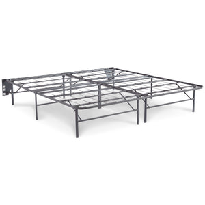 12 Inch Ashley Hybrid - Gray - 2 Pc. - King Foundation And Mattress