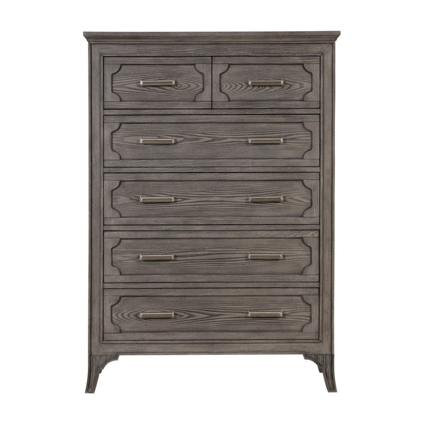  this chest ensures enduring strength and durability. Its multi-step gray finish enhances the natural beauty of the wood